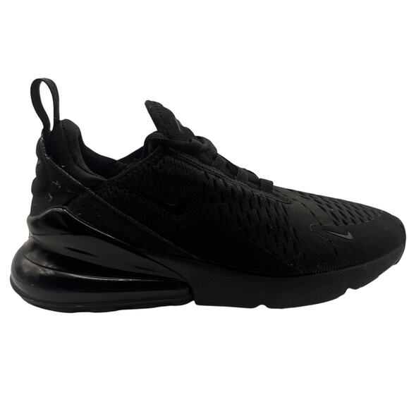 Nike Air Max 270 Triple Black Women’s 6.5 Running Sneakers - Picture 1 of 10